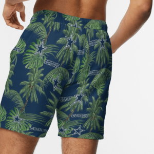 Dallas Cowboys Tropical Palm Tree Hawaii Shirt, Shorts