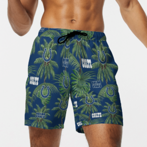 Indianapolis Colts Tropical Palm Tree Hawaii Shirt, Shorts