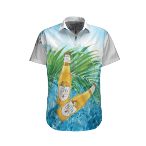 Michelob ULTRA Bear Hawaiian Beach Shirt, Shorts