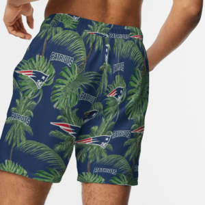 New England Patriots Tropical Palm Tree Hawaii Shirt, Shorts