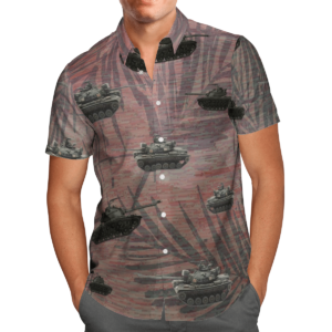 Army M48 Patton Tank Hawaiian Beach Shirt, Shorts Army M48 Patton Tank Hawaiian Beach Shirt, Shorts