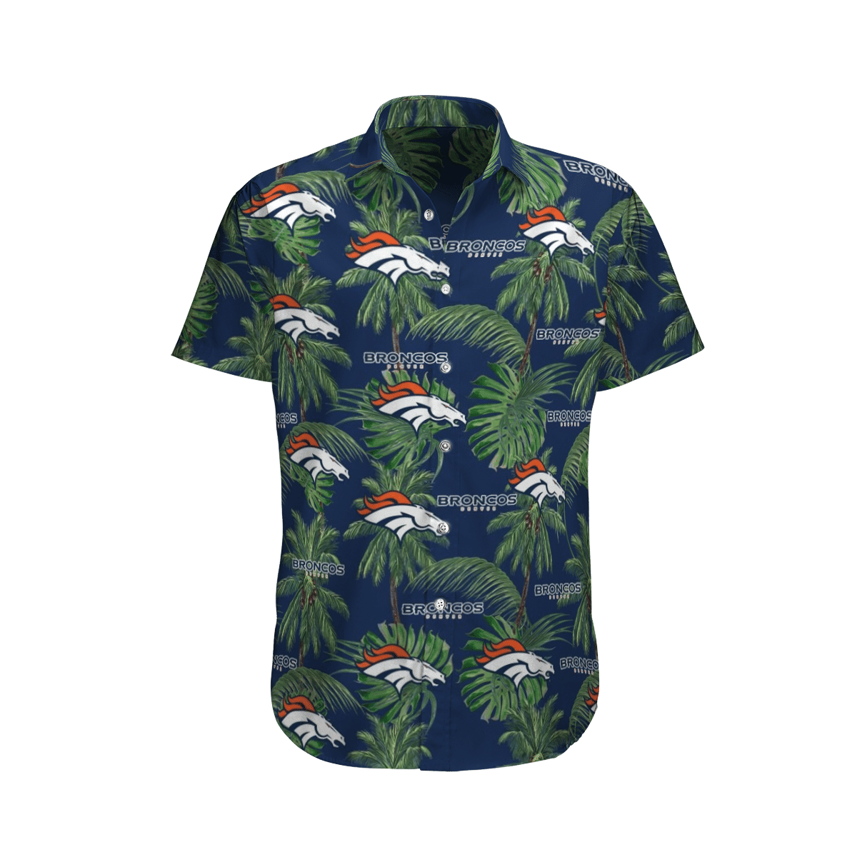 Denver Broncos Tropical Palm Tree Hawaii Shirt, Shorts