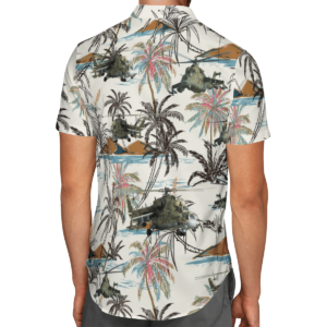 United States Army Mil Mi-24 Hawaiian Beach Shirt, Shorts