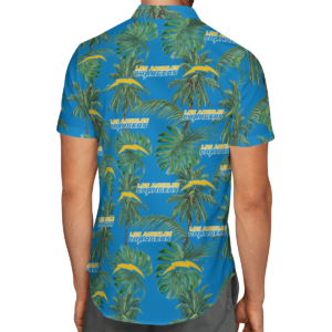 Los Angeles Chargers Tropical Palm Tree Hawaii Shirt, Shorts