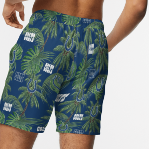Indianapolis Colts Tropical Palm Tree Hawaii Shirt, Shorts