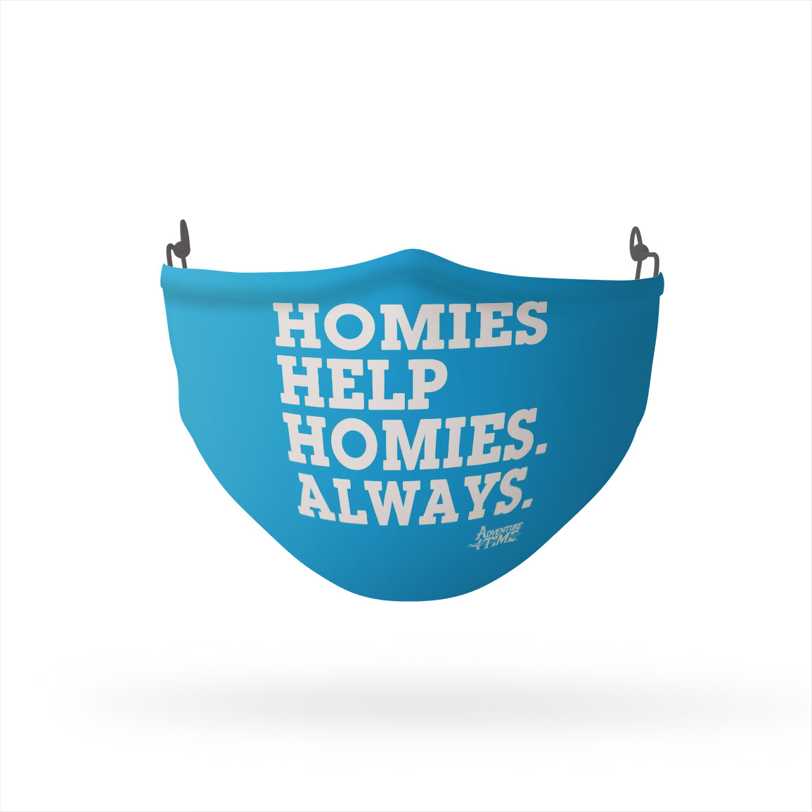 Adventure Time Homies Help Homies Reusable Cloth Face Mask