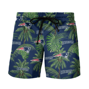New England Patriots Tropical Palm Tree Hawaii Shirt, Shorts
