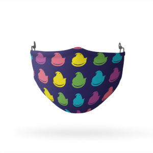 PEEPS Rainbow Peeps Pattern Reusable Cloth Face Mask