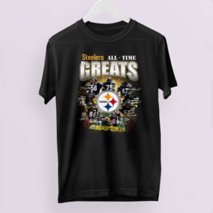 Steelers All-Time Greats Signatures Shirt, Pittsburgh Steelers, Troy Polamalu, Joe Greene Signatures Steelers All-Time Greats Signatures Shirt, Pittsburgh Steelers, Troy Polamalu, Joe Greene Signatures