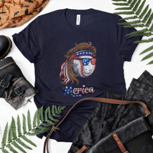 Beer American Flag 4th of July Merica USA Drinking Shirt
