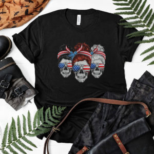 Baseball Mullet American Flag Merica Fathers Day Shirt