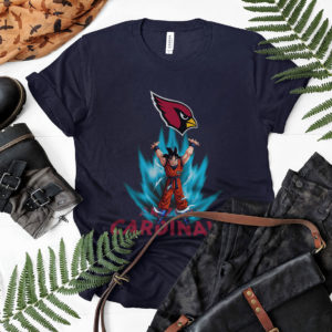 Son Goku Powering Up In Energy Arizona Cardinals Shirt