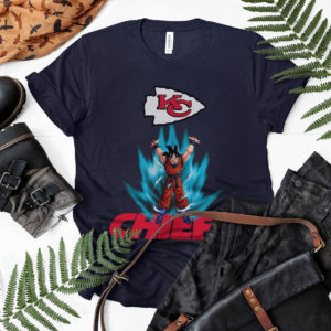 Son Goku Powering Up In Energy Kansas City Chiefs Shirt
