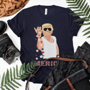 Salt Bae Style Funny 4th of July Trump T-Shirt