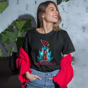 Son Goku Powering Up In Energy Arizona Cardinals Shirt