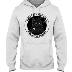 I Like Cats And Golf And May Be 3 People Shirt