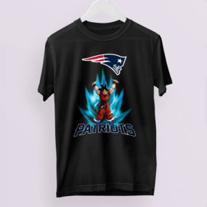 Son Goku Powering Up In Energy New England Patriots Shirt
