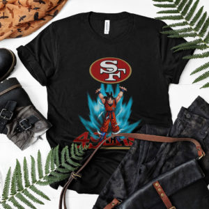Son Goku Powering Up In Energy San Francisco 49ers Shirt