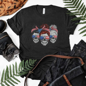 Baseball Mullet American Flag Merica Fathers Day Shirt