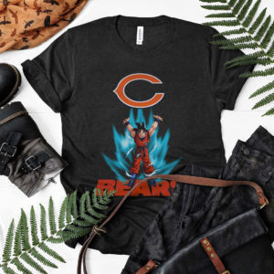Son Goku Powering Up In Energy Chicago Bears Shirt