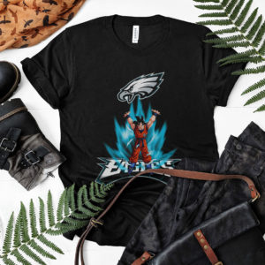 Son Goku Powering Up In Energy Philadelphia Eagles Shirt