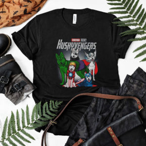 Husky Dog Huskyvengers T shirt