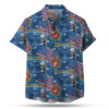 Symbols of America Patriotism 4th of July Button Up Shirt