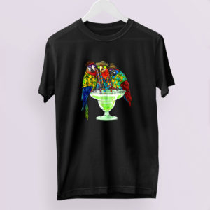 Parrots Drinking Margarita Hawaiian Shirt