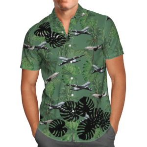 US Air Force Northrop Grumman E-8 Hawaiian Shirt, Shorts