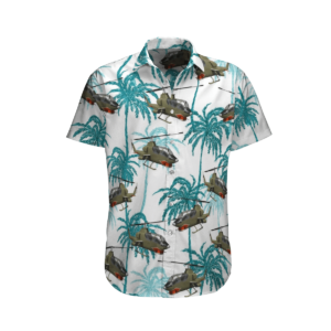 Vietnam Era AH-1 Cobra Helicopter Hawaiian Shirt, Shorts