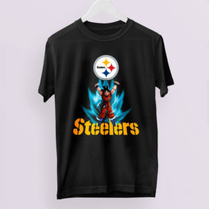 Son Goku Powering Up In Energy Pittsburgh Steelers Shirt