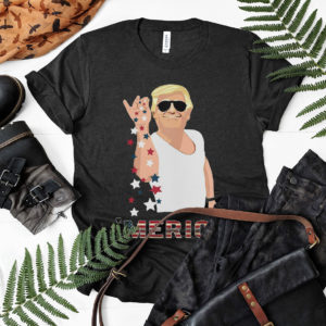 Salt Bae Style Funny 4th of July Trump T-Shirt