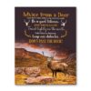 A German Shepherd Dog Canvas, Poster