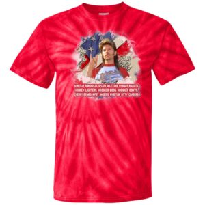 Joe Dirt 4th Of July USA Flag Tie Dye shirt