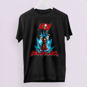 Son Goku Powering Up In Energy Tampa Bay Buccaneers Shirt