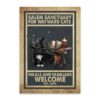 Cat I Knit I Hate People And I Know Things Canvas, Poster