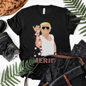 Salt Bae Style Funny 4th of July Trump T-Shirt