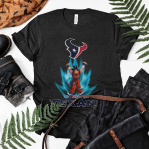 Son Goku Powering Up In Energy Houston Texans Shirt