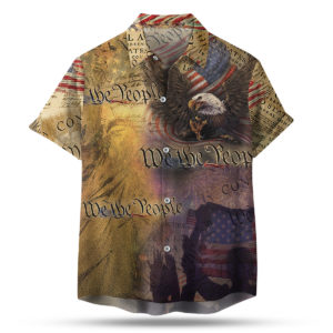 4th of July Us American Flag Hawaiian Shirt