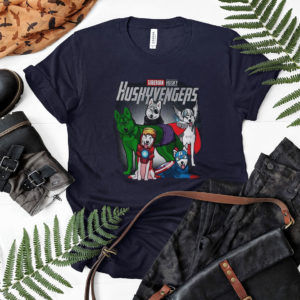 Husky Dog Huskyvengers T shirt