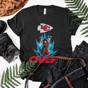 Son Goku Powering Up In Energy Kansas City Chiefs Shirt