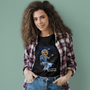Metallica Shirt Their Money Tips Her Scales Again