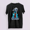 Son Goku Powering Up In Energy Los Angeles Chargers Shirt