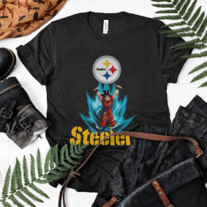 Son Goku Powering Up In Energy Pittsburgh Steelers Shirt