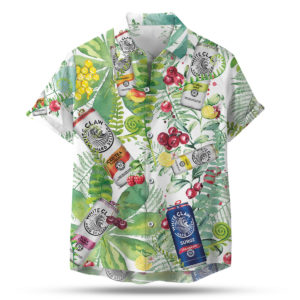 White Claw Hard Seltzer Hawaiian Shirt, Beach Shorts For Men