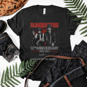 Udo Lindenberg 52nd anniversary 1969 2021 thank you for the memories shirt