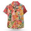 Jim Beam Bourbon Hawaiian Shirt, Beach Shorts