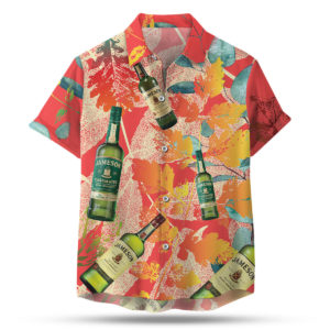 Jameson Irish Whiskey Hawaiian Shirt, Beach Shorts