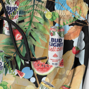 Bud Light Seltzer Hawaiian Shirt, Beach Shorts