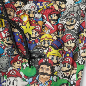 50 Shades of Mario Hawaiian Shirt, shorts